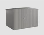 EcoStar Ger&auml;tehaus 'Trend-S Typ 3' graualuminium 302,8 x 238 cm, mit Einzelt&uuml;r