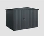 EcoStar Ger&auml;tehaus 'Trend-S Typ 3' anthrazitgrau 302,8 x 238 cm, mit Einzelt&uuml;r