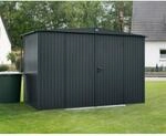 EcoStar Ger&auml;tehaus 'Trend-S Typ 3' anthrazitgrau 302,8 x 238 cm, mit Doppelt&uuml;r