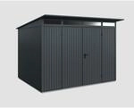 EcoStar Ger&auml;tehaus 'Trend-P Typ 3' anthrazitgrau 302,8 x 238 cm, mit Doppelt&uuml;r