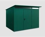 EcoStar Ger&auml;tehaus 'Trend-P Typ 3' moosgr&uuml;n 302,8 x 238 cm, mit Einzelt&uuml;r
