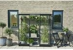 Halls Anlehngew&auml;chshaus 'Qube Lean-to 26' 65 x 189 cm mit 3 mm Sicherheitsglas