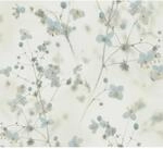 A.S. Cr&eacute;ation Vliestapete 'Pint Walls' Blumen blau/wei&szlig; 0,53 x 10,05 m