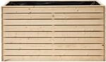 Westmann Hochbeet 'Asket XL' Natur Holz 160 x 70 x 90 cm