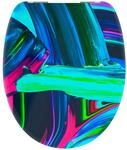 Sch&uuml;tte WC-Sitz 'Neon Paint' mit Absenkautomatik Duroplast
