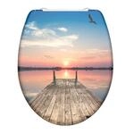 Sch&uuml;tte WC-Sitz 'Sunset Sky' mit Absenkautomatik Duroplast