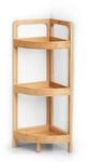 Zeller Eckregal Bambus 29 x 85 x 29 cm