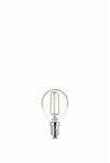 Philips LED-Leuchtmittel Tropfen klar E14 warmwei&szlig;