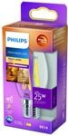 Philips LED-Kerzenlampe 'WarmGlow' klar E14 2 W, dimmbar