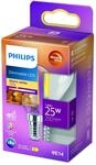 Philips LED-Tropfenlampe 'WarmGlow' klar E14 2 W, dimmbar