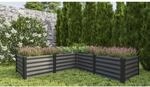Vitavia Hochbeet 'Linus In & Out 401 M' 185 x 40 x 185 cm granitfarben