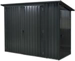 Ger&auml;tehaus anthrazit 243 x 112 x 176 cm
