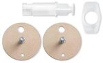 tesa Befestigungsadapter 'BK43-2' &Oslash; 3,4 x 1,6 cm 2 St&uuml;ck inklusive