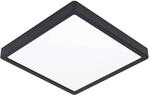 EGLO LED-Deckenleuchte 'Fueva 5' schwarz 28,5 x 28,5 x 2,8 cm 2300 lm