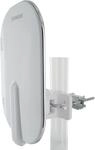 Schwaiger DVB-T2/T-Au&szlig;enantenne wei&szlig; 24,5 x 15,5 x 9 cm, mit Mastaufh&auml;ngung