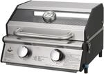 El Fuego Gasgrill 'Jesolo' silbern 47,5 x 31,3 x 43,2 cm