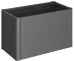 Biohort Pflanzbeet 'Belvedere MIDI 100' dunkelgrau-metallic 102 x 53 x 61 cm