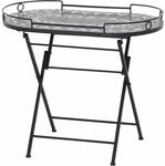 Siena Garden Gartentisch 'Como' klappbar Stahl/Keramik 67,5 x 60 x 41 cm