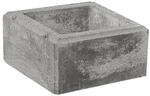 Diephaus Mauerstein 'T-Wall System PFS' Beton schwarz/wei&szlig; 37,5 x 37,5 x 20 cm