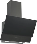 Respekta Schräghaube 'CH66060BSGA' Metall/Glas schwarz 60 cm