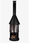 Buschbeck Grillkamin 'Melbourne' schwarz &Oslash; 65 x 39 x 230 cm