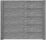 Beckers Betonzaun Betonzaunplatte 'Standard Montana' Beton/Stahl grau 200 x...
