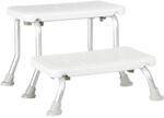 Ridder Zwei-Stufen-Schemel 'Comfort' wei&szlig;, bis 150 kg
