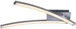 Briloner LED-Deckenleuchte 'Go' 2-flammig aluminiumfarben 12 W 960 lm 63,5 cm