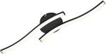 Brilo LED-Deckenleuchte schwarz 480 lm 55,5 x 12 x 7 cm, 2-flammig