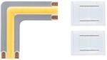 Paulmann LED-Strip 'MaxLED 500 Full-Line COB Edge Warmwei&szlig;' 90&deg; Ecke 0,3 W silber