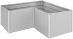 Biohort Hochbeet 'L 2x1' silber 201 x 201 x 77 cm