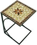 Garden Pleasure Gartentisch 'Amarillo' Stahl/Eisen 35 x 35 x 53 cm