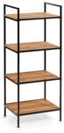 Zeller Badregal schwarz 39 x 95 x 33 cm