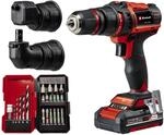 Einhell Akku-Bohrschrauber 'TE-CD 18/45 3X-Li +22' mit Akku 18 V 2 Ah