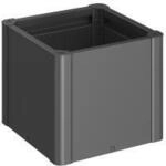 Biohort Pflanzbeet 'Belvedere MINI 50' dunkelgrau-metallic 53 x 53 x 45 cm