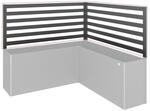Biohort Rankgitter dunkelgrau f&uuml;r Hochbeet L-Form Gr. L200/L2x1, 2 St&uuml;ck