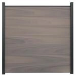 GroJa Steckzaun 'Solid Grande' BPC braun/bi-color quadratisch 180 x 180 cm