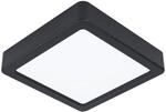 EGLO LED-Deckenleuchte 'Fueva 5' schwarz 16 x 16 x 2,8 cm 1200 lm