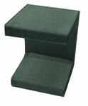 Diephaus U-Stein Beton anthrazitfarben 40 x 40 x 40 cm