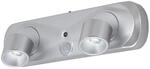 Briloner LED-Sensor 'Lero Terya' 2-flammig 35 lm 18,6 x 5,1 cm