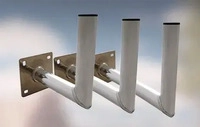 Megasat 110140, Megasat Wandhalter WH 5 Alu 110140 | Antennenhalterung Aluminium | 45