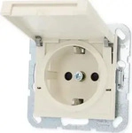 Gira 441401, GIRA SCHUKO Steckdose 441401 Unterputz Typ F | Klappdeckel | Safety Plus