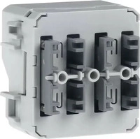Berker 80141500, Berker W.1 Gruppentaster Busankoppler 80141500 | KNX | 2-fach | 4