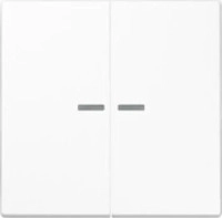 Jung BTLS17102WW, JUNG HOME Taster 2-fach BTLS17102WW | Smart Lichtschalter