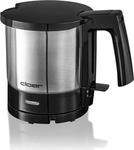 Cloer 4720, Cloer Wasserkocher 4720 | 1,0 Liter | 1800 Watt | Edelstahl mattiert 