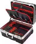 CIMCO 170601, Cimco Werkzeugkoffer Trolley | 22-tlg. Profi-Hartschalenkoffer 