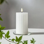 Best Season 061-66, Best Season Star Trading LED-Wachskerze Flamme Stripe 061-66 