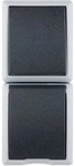REV 510241555, REV Ritter Aufputz-Kombi Schalter/Steckdose AquaForm 