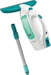Leifheit 51001, Leifheit Fenstersauger Dry & Clean | mit Stiel | Akku | 38 Min