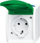 Busch-Jaeger 2083-0-0819, Busch-Jaeger SCHUKO Steckdose 20 EWN-13-53 | Aufputz IP44 